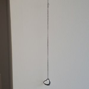 Silver Heart Charm Necklace